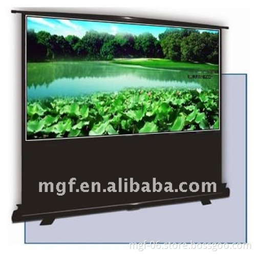 Pole Floor matte white Projector Screen